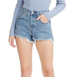 Levi's Women's 501 Original Shorts: Color: Jazz Solo - Medium Indigo